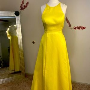 Bold, Yellow Jovani Gown